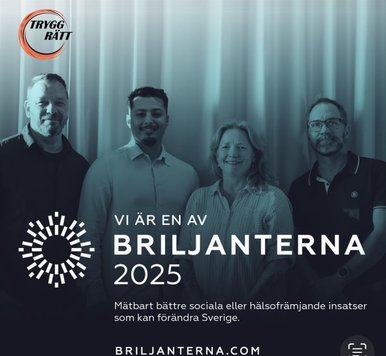 Trygg Rätt utvald till Briljanterna 2025
